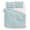 Zo Home Dekbedovertrek Katoen Lino Linnen Look - mint green 240x200/220cm