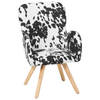 Beliani BJARN - Fauteuil-Wit-Polyester