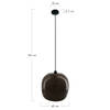 DKNC - Hanglamp Palermo - Metaal - 42x42x34cm - Koper