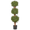 Beliani BUXUS BALL TREE - Kunstplant-Groen-Synthetisch materiaal