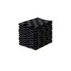 Eleganzzz Keukendoekset Blok 50x50cm - zwart - set van 10
