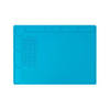 Velleman Silicone soldeermat, 350 x 250 mm, blauw