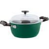 Sambonet - Sambonet Vintage Kookpan met Deksel Ø 20 cm - Aluminium - Groen