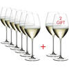 Riedel Champagne Glazen Veritas - Pay 6 Get 8