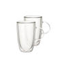 Villeroy & Boch Dubbelwandige Glazen Artesano Hot & Cold Beverages - 450 ml - 2 stuks - met oor