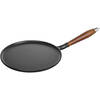 Staub Pannenkoekenpan - Zwart - ø 28 cm - geëmailleerde anti-aanbaklaag