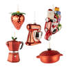 Nordic Light Kerstballenset - Chef's Christmas - 5 Stuks