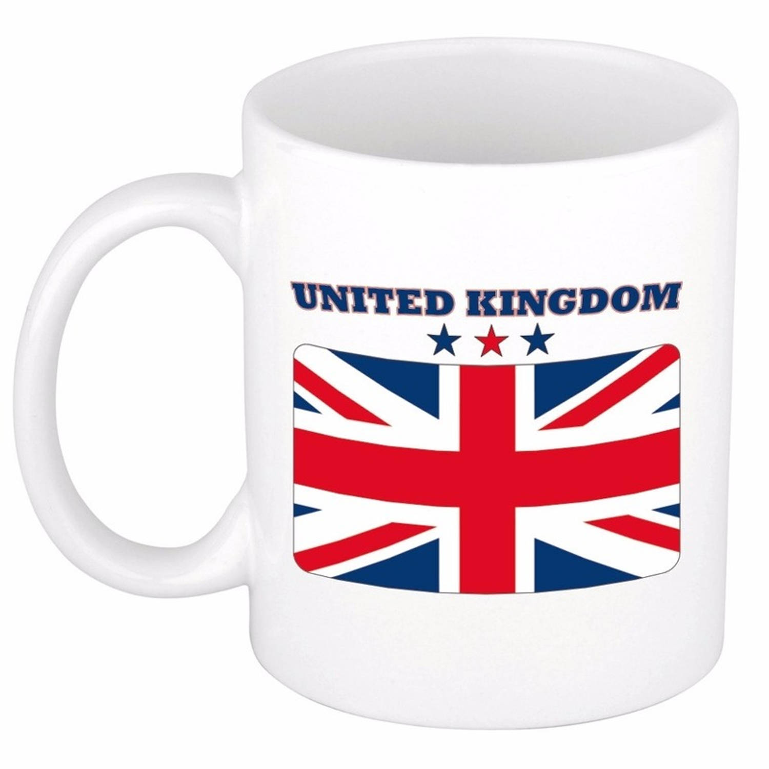 Beker-mok met de Engelse vlag 300 ml keramiek Engeland