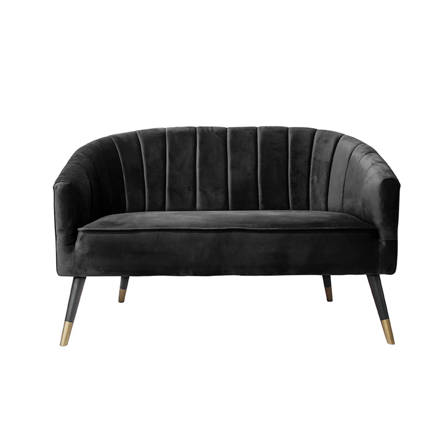 Leitmotiv Sofa Royal velvet black