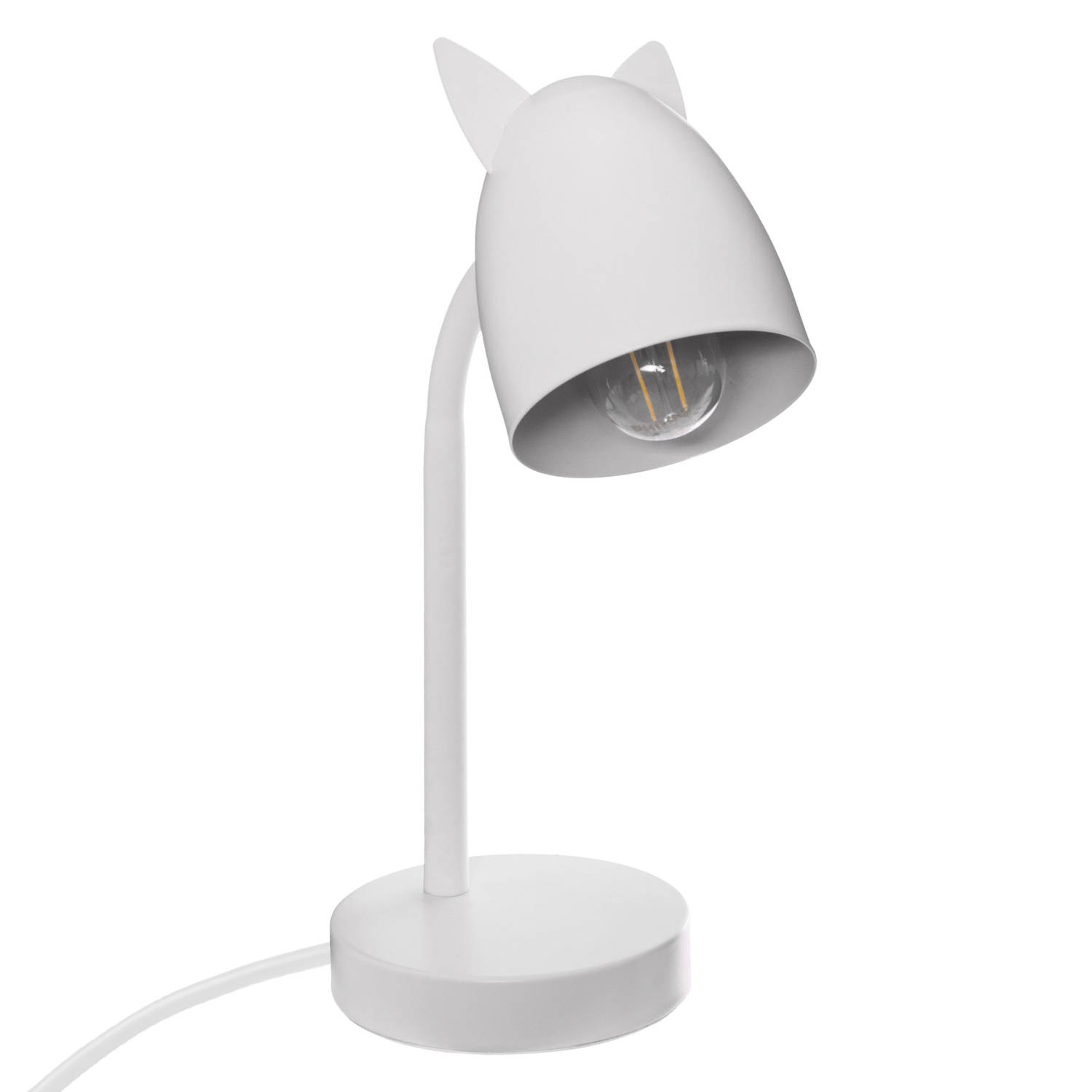 Tafel Lamp Met Oortjes Wit Rabbit H31CM