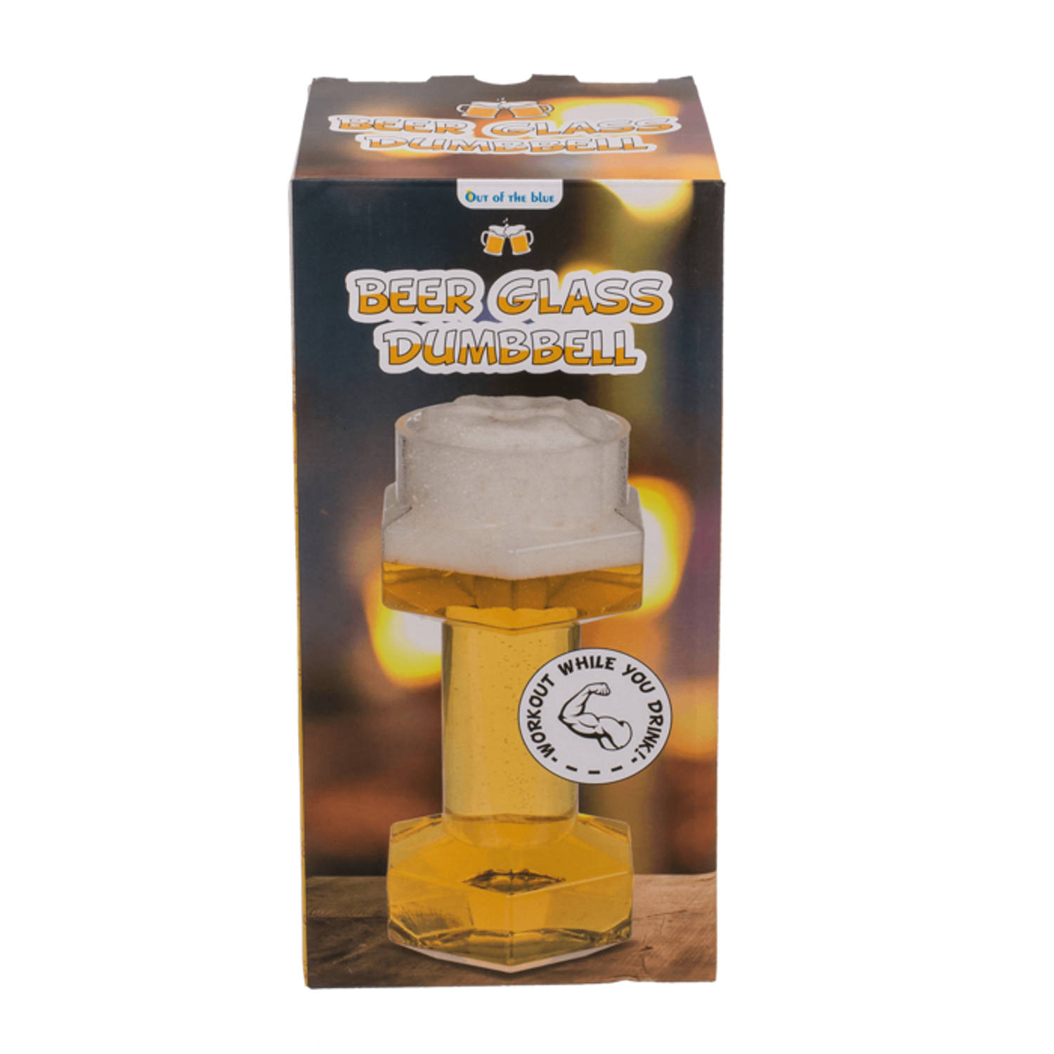 Bierglas - Dumbbell - 700 ml - 22 cm - Bierpul - Bier accessoire