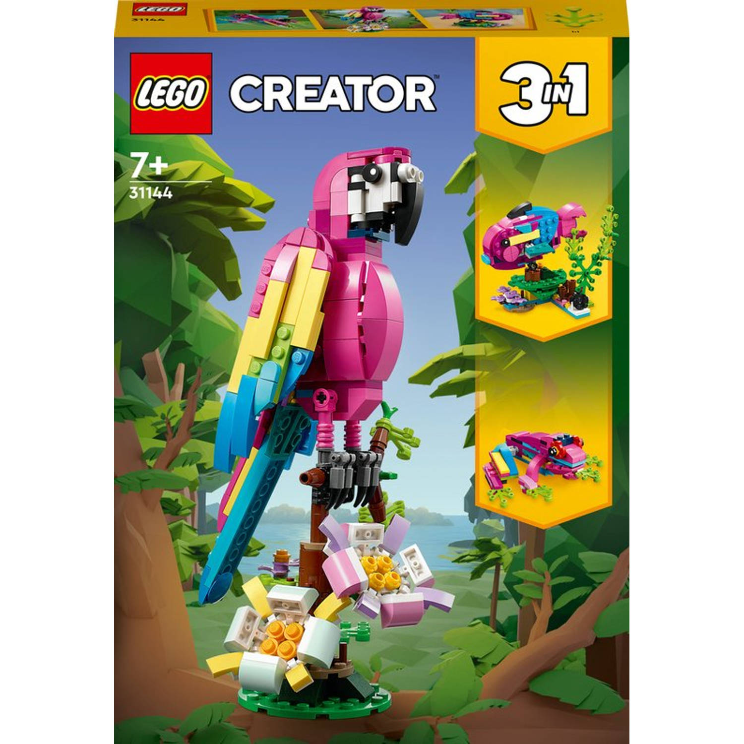 LEGO Creator Exotische roze papegaai 31144