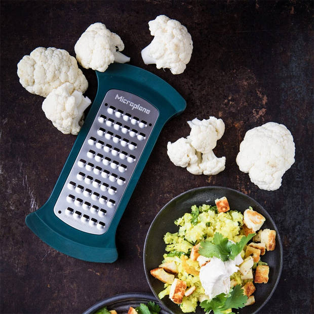 Microplane Rasp Bowl Grater - Extra Grof - Petrol Green