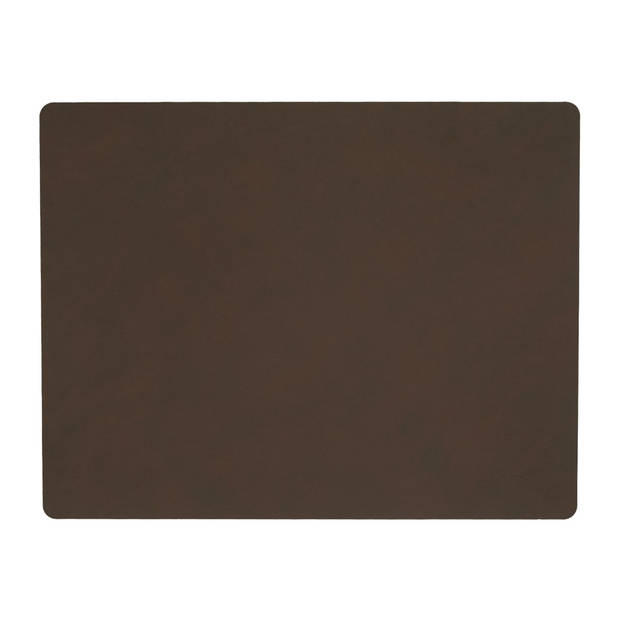 LIND DNA Placemat Nupo - Leer - Dark Brown - 45 x 35 cm