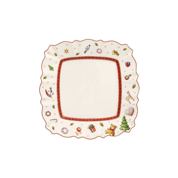 Villeroy & Boch Ontbijtbord Toy's Delight - Wit - 22 x 22 cm