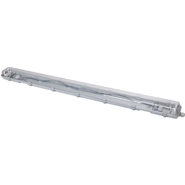 LED Waterdichte TL Armatuur - Velvalux Strela - 120cm - Dubbel - Koppelbaar - Waterdicht IP65