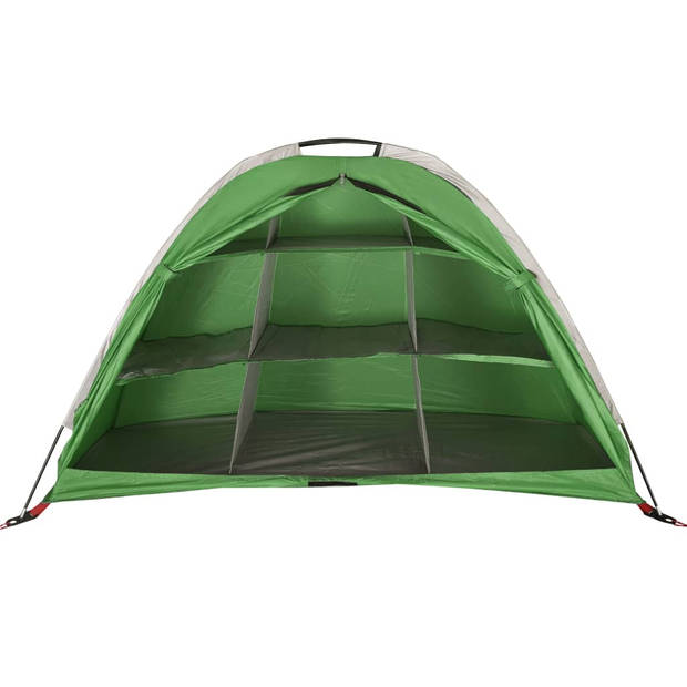 vidaXL Opbergtent 9 vakken 125x50x68 cm 185T taft groen