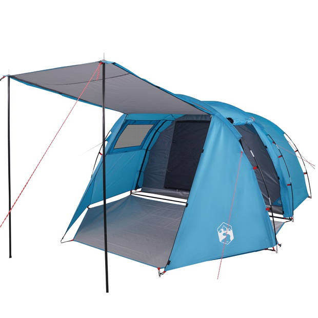 vidaXL Tent 4-persoons waterdicht blauw