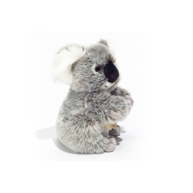 Hermann Teddy Knuffeldier Koala - zachte pluche stof - premium knuffels - grijs - 21 cm - Knuffeldier