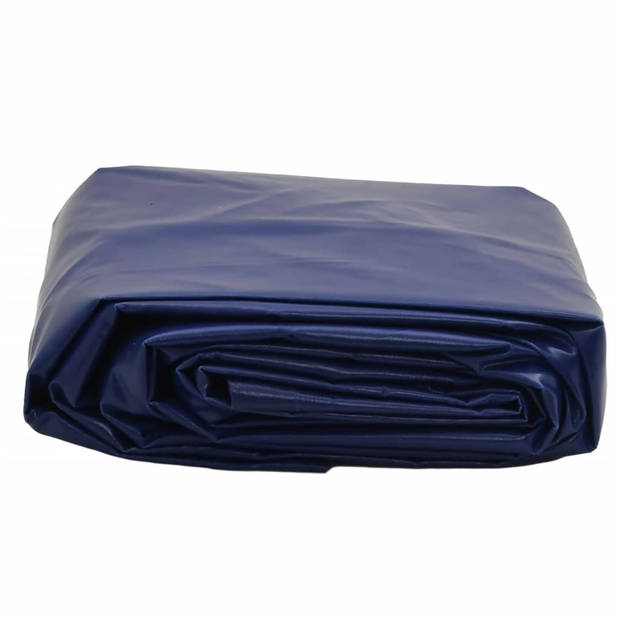 vidaXL Dekzeil 650 g/m² 1x2,5 m blauw