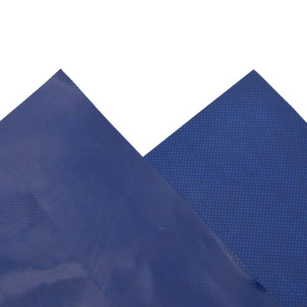vidaXL Dekzeil 650 g/m² 4x8 m blauw