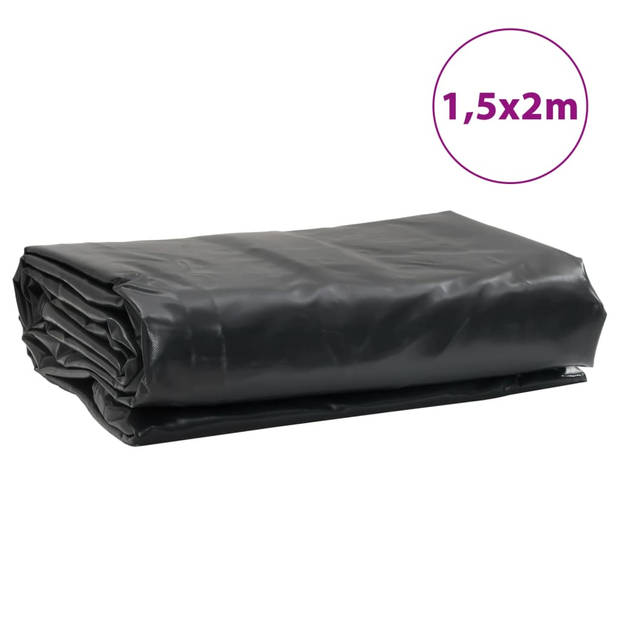 vidaXL Dekzeil 650 g/m² 1,5x2 m antracietkleurig