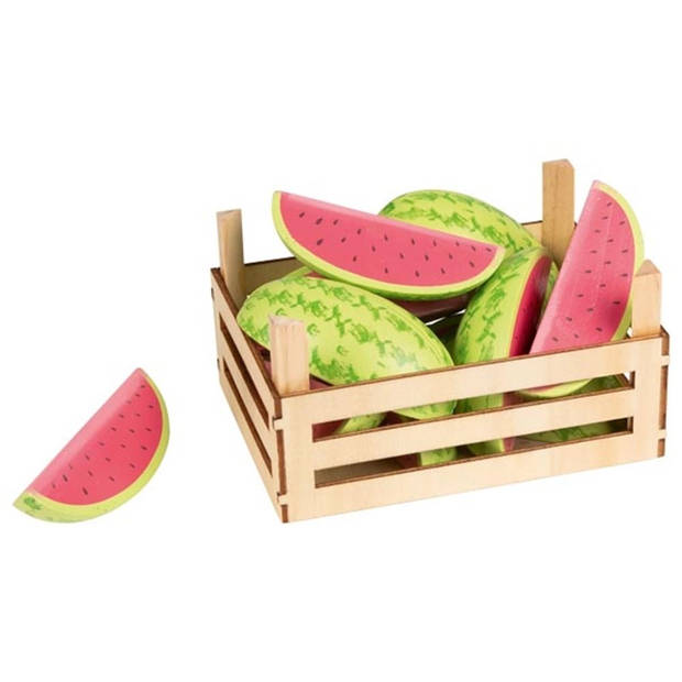 Goki Melons in fruit crate fruit:L= 8 cm