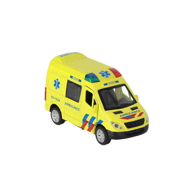 City 112 AMBULANCE BUS 1:34 MET LICHT+GELUID