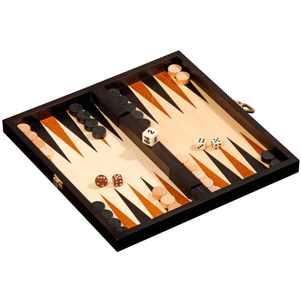 Philos Backgammon 3 in 1 reis set 30mm