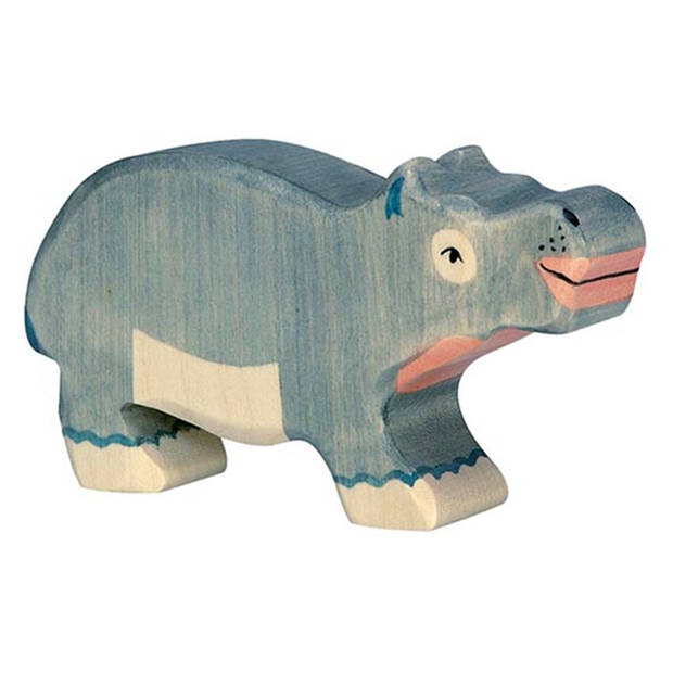 Holztiger Hippopotamus, small ca. 11 x 2