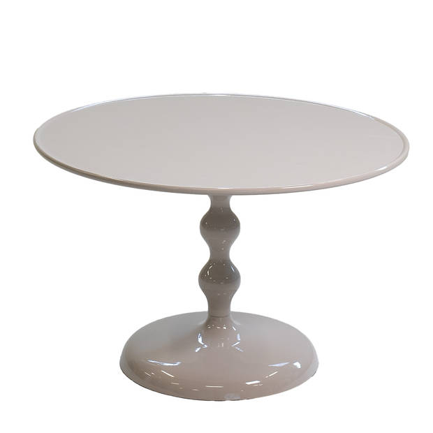 Giga Meubel - Salontafel Rond - Beige Glans - 59x59x38,5cm - Carien