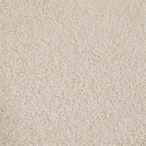 Giga Meubel - Eetkamerstoel Bouclé Beige - Zithoogte 49cm - 52x61x80cm - Teddy