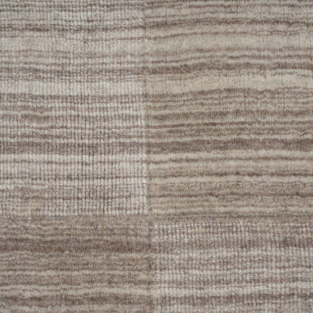 Giga Meubel - Vloerkleed Rechthoek - Taupe Wol - 160x230x2cm - Faya