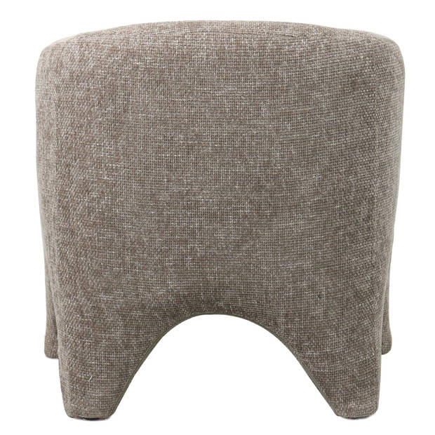 Giga Meubel - Fauteuil Stof Taupe - Incl. Armleuning - 74x73x75cm - Jackie