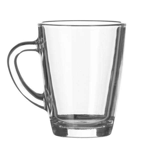 LAV Theeglazen/koffie glazen - helder transparant glas - 2x stuks - 250 ml - Koffie- en theeglazen