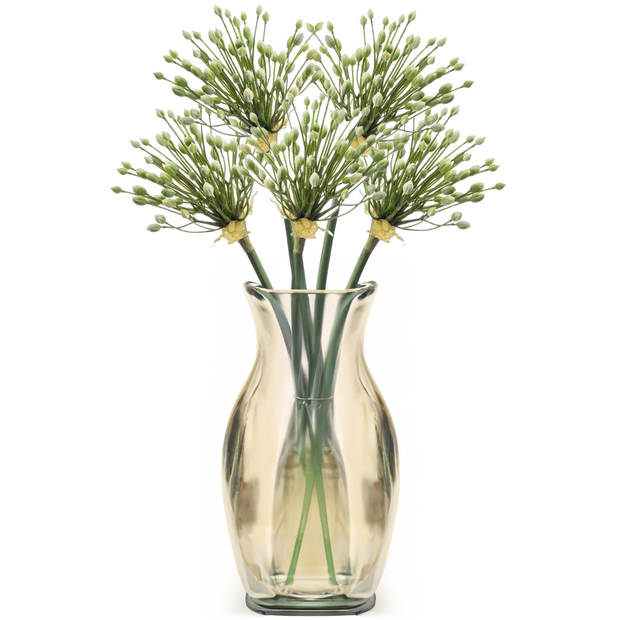 Emerald Allium/Sierui kunstbloem - losse steel - creme - 70 cm - Natuurlijke uitstraling - Kunstbloemen