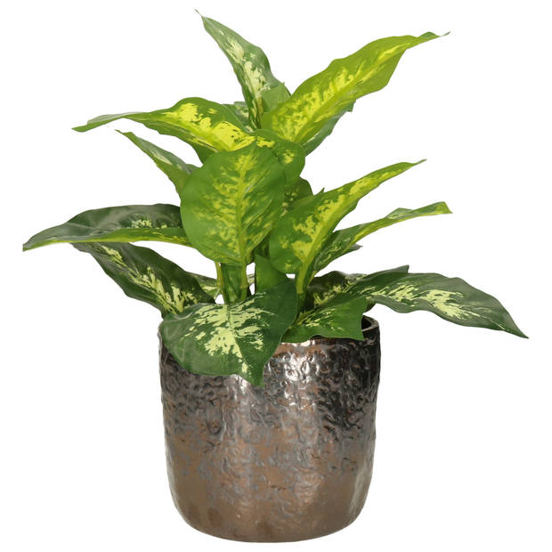 DK Design Bloempot/plantenpot - multi kleur - voor kamerplant - D16xH14 cm - Plantenpotten