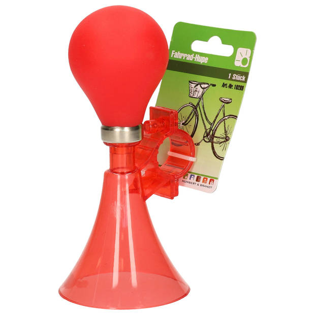 Fietsbel - toeter - kinderfiets - rood - 15 x 7 cm - fietsaccessoires - Fietsbellen