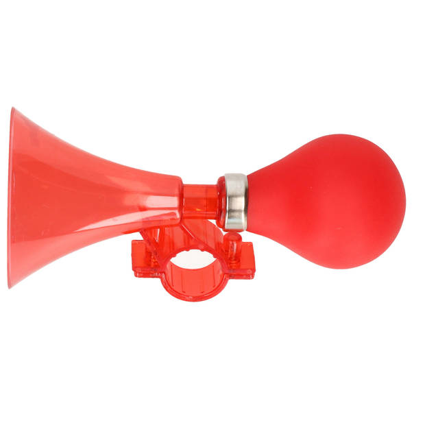 Fietsbel - toeter - kinderfiets - rood - 15 x 7 cm - fietsaccessoires - Fietsbellen