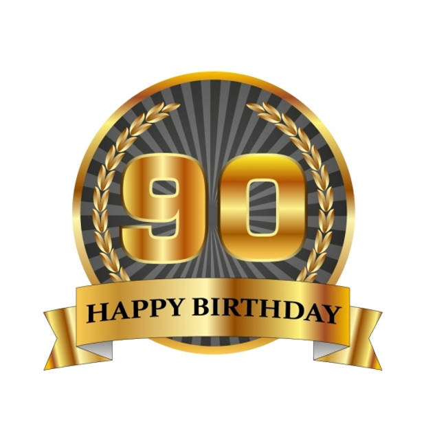 Happy birthday mok / beker 90 jaar - feest mokken