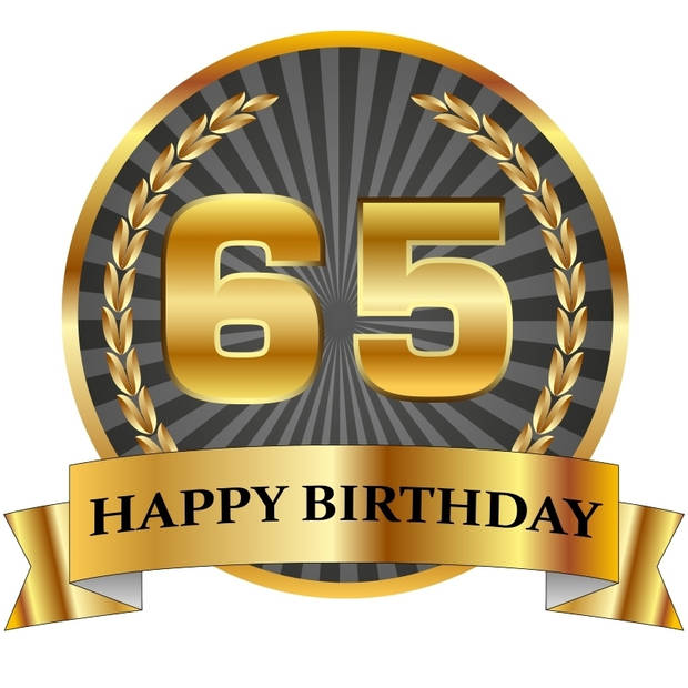 Happy birthday mok / beker 65 jaar - feest mokken
