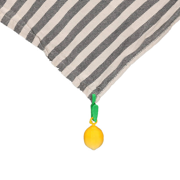 Humbert Tafelkleed klemmen - 4x stuks - citroenen - kunststof - 5 x 6 cm - tafelkleedklemmen