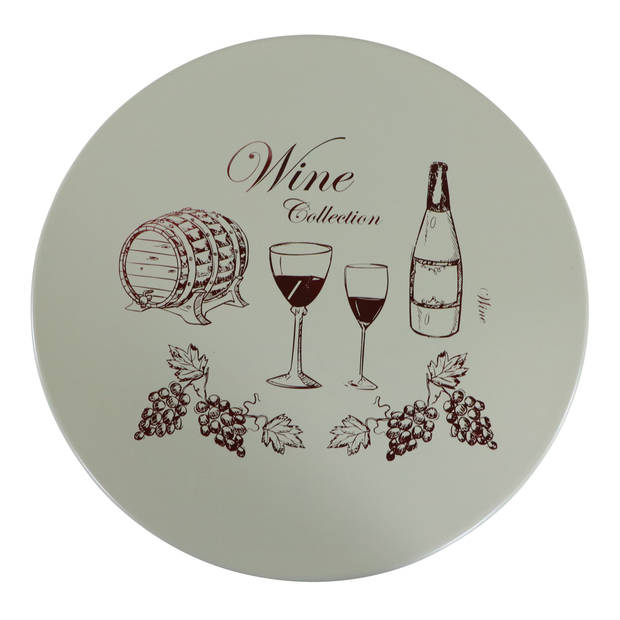 AXI Maxime 3-delige Mozaïek Bistroset Romantisch Wijn Crème Bistro Set met tafel & 2 stoelen