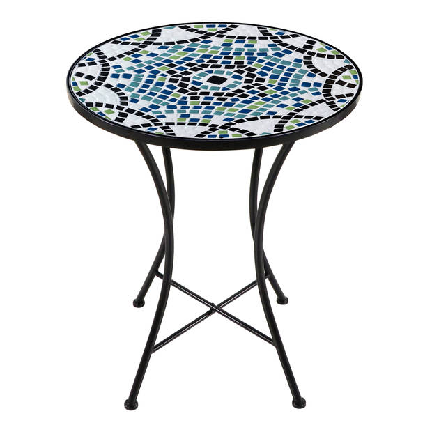 AXI Amélie 3-delige Mozaïek Bistroset Multikleur Bistro Set met tafel & 2 stoelen
