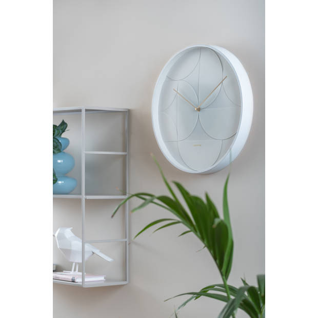 Karlsson - Wandklok Echelon Circular - Wit- Ø40cm