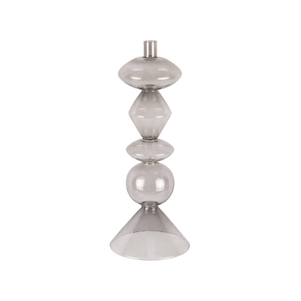 Present Time - Kandelaar Totem Glass XL - Zwart