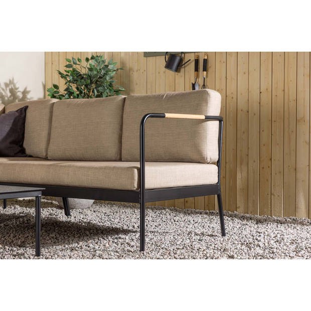 Pehnna loungeset 2 delen beige,zwart.