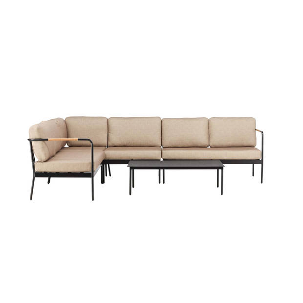 Pehnna loungeset 2 delen beige,zwart.