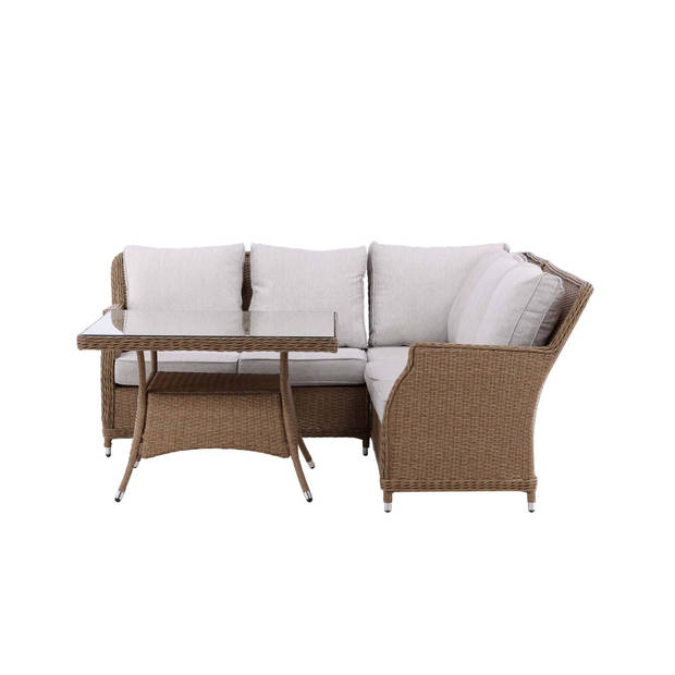 Vikelund loungeset 2 delen beige,naturel.