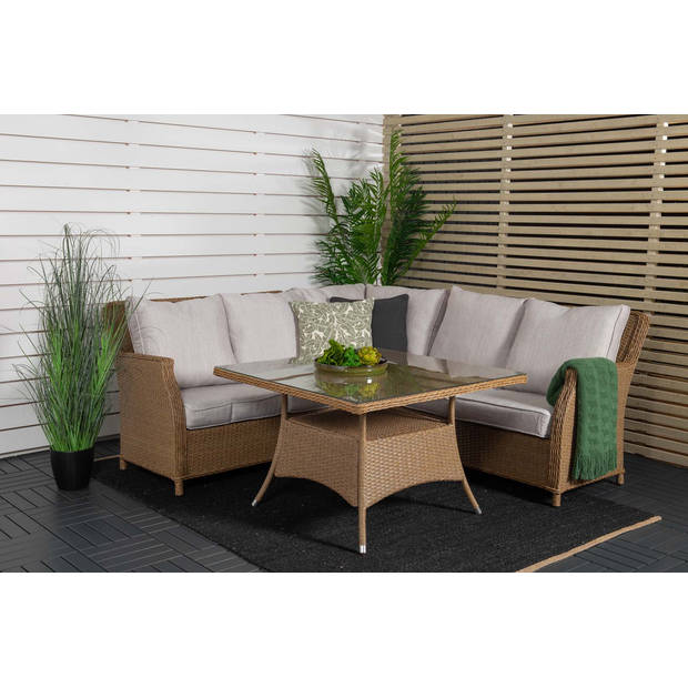 Vikelund loungeset 2 delen beige,naturel.